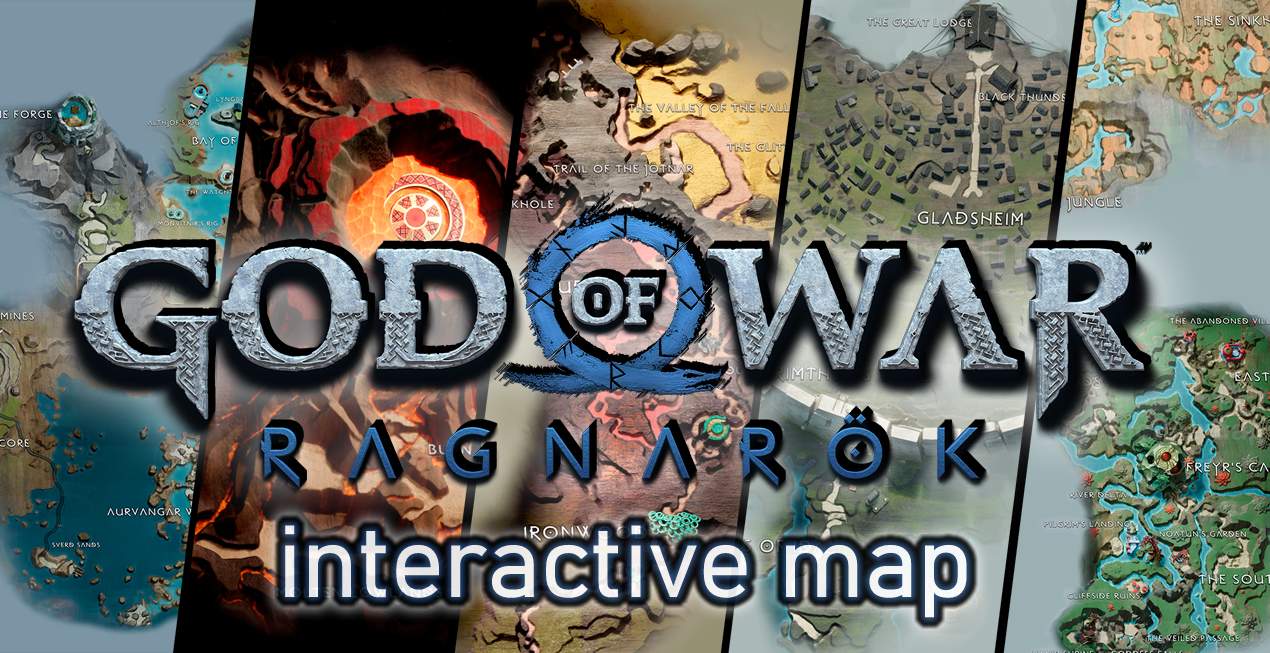 GoW Ragnarok Interactive Map